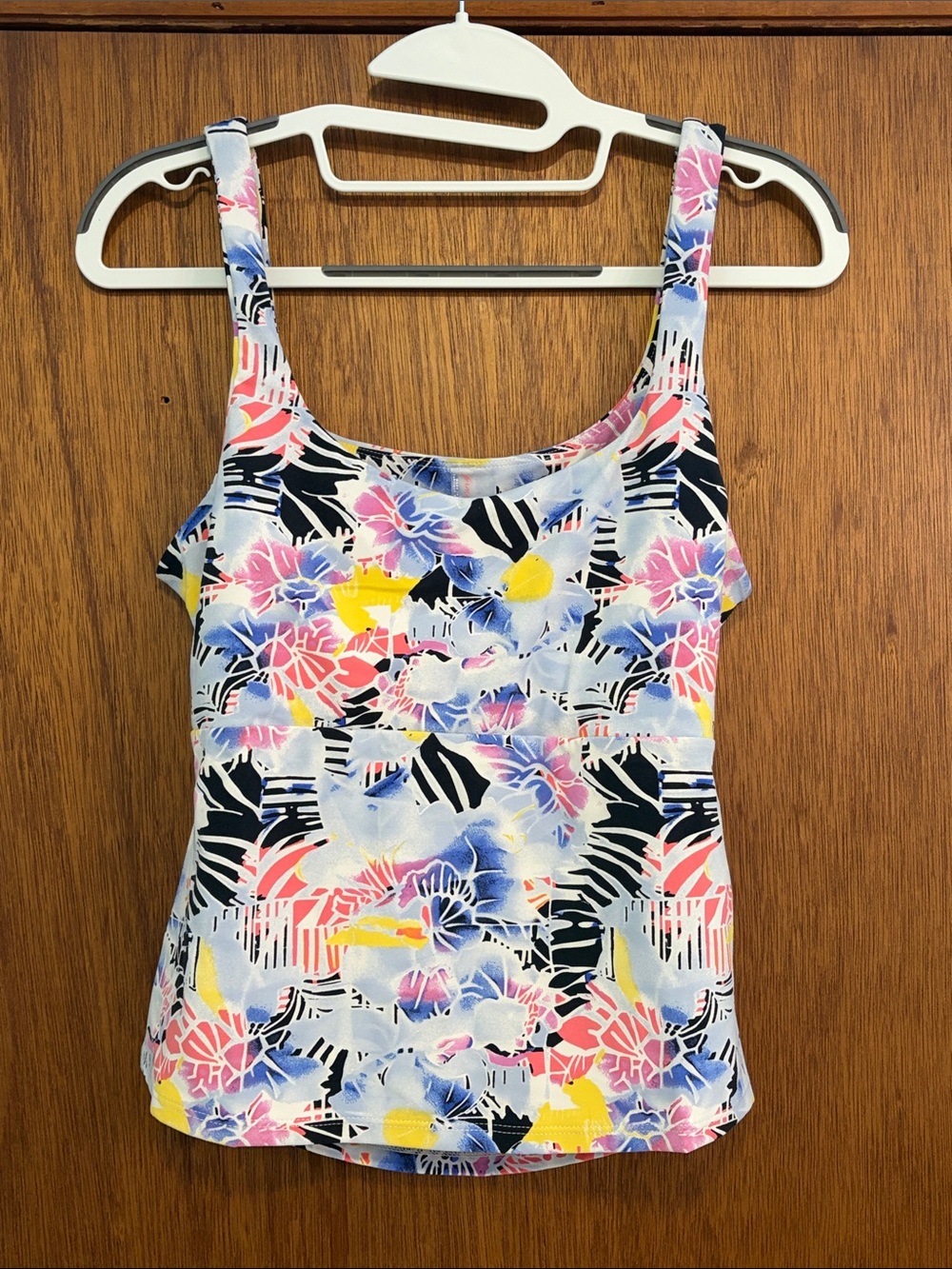 NWT Free People FP MOVEMENT Never Better Tank Mystic Floral Combo Size L - Picture 5 of 9